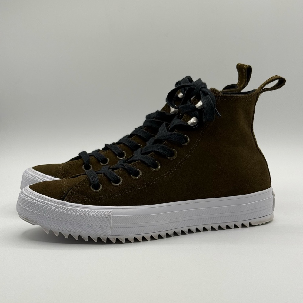 Converse Women’s Chuck Taylor All Star Hiker Hi Top 565238C Olive Green SZ 8.5 - Picture 8 of 13